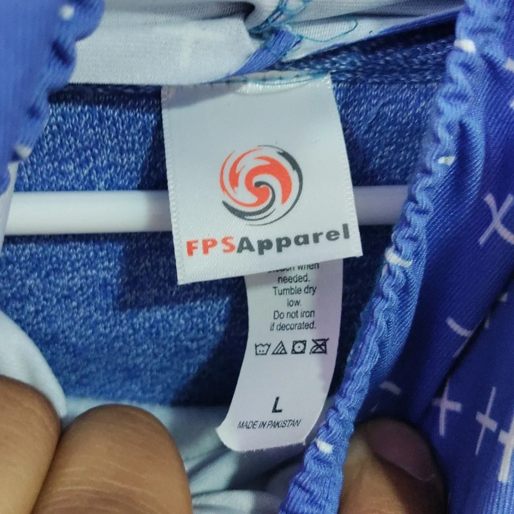 Discovery dual hooded sweatshirt size L color Blue - Picture 6 of 6